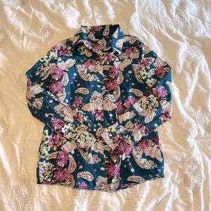 Cruel Girl Crystal Snap Shirt